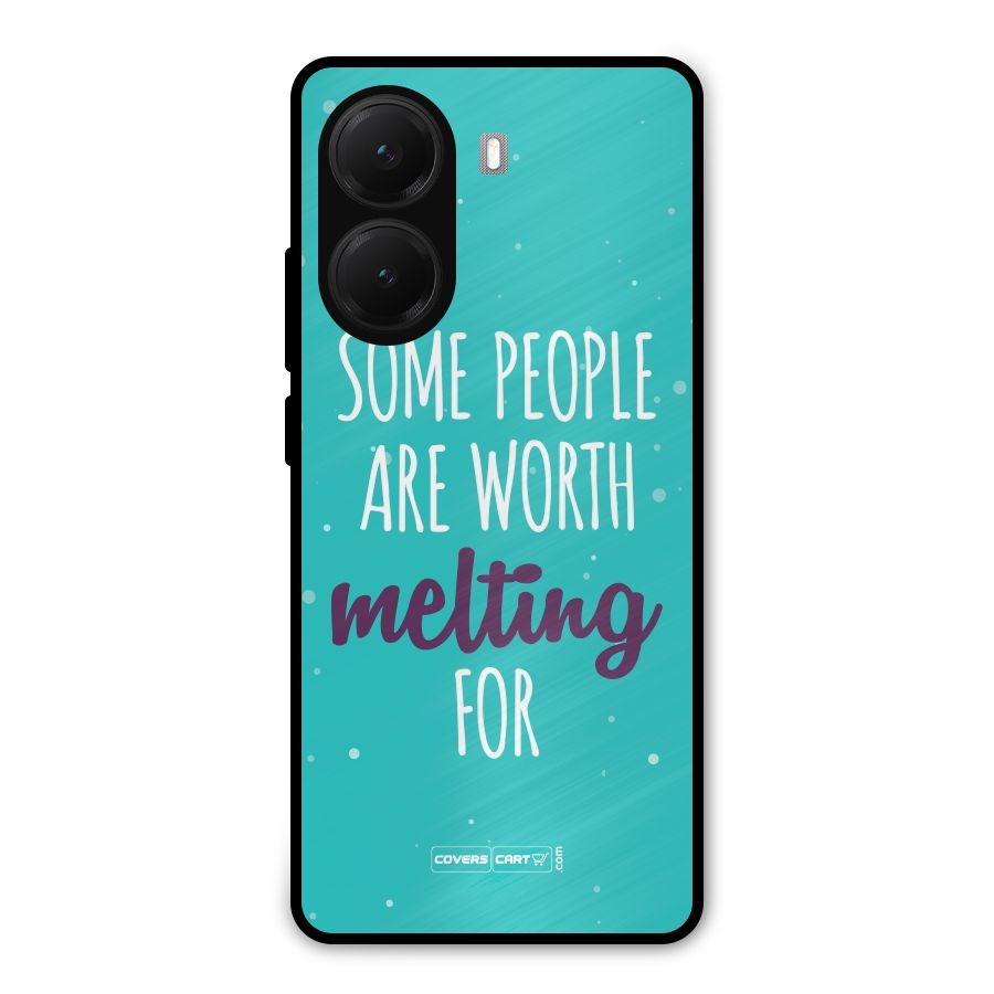 Some People Are Worth Melting For Metal Back Case for Poco X7 Pro