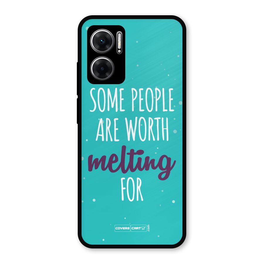 Some People Are Worth Melting For Metal Back Case for Redmi 11 Prime 5G