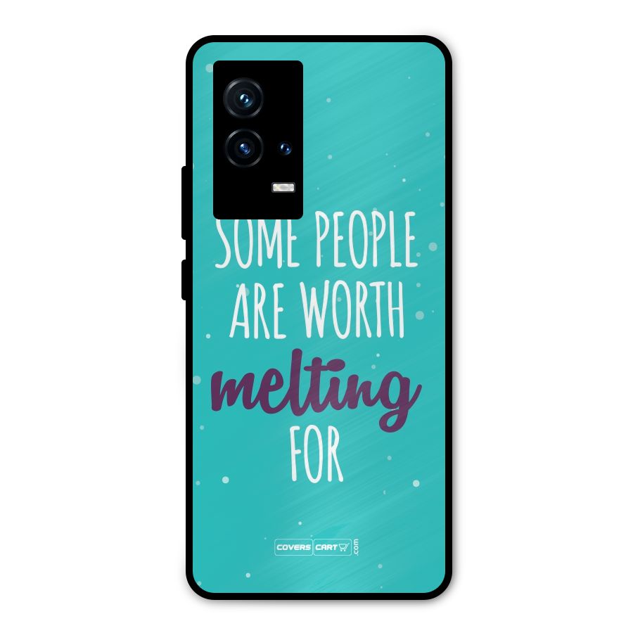 Some People Are Worth Melting For Metal Back Case for iQOO 9 5G