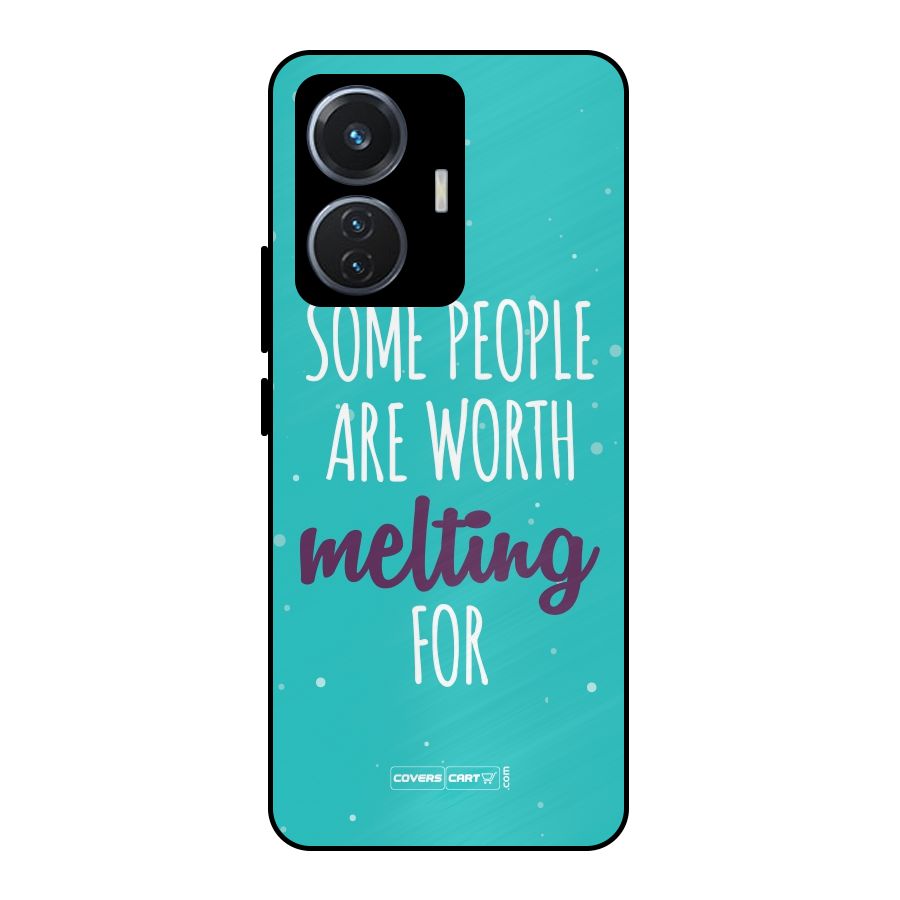 Some People Are Worth Melting For Metal Back Case for iQOO Z6 44W