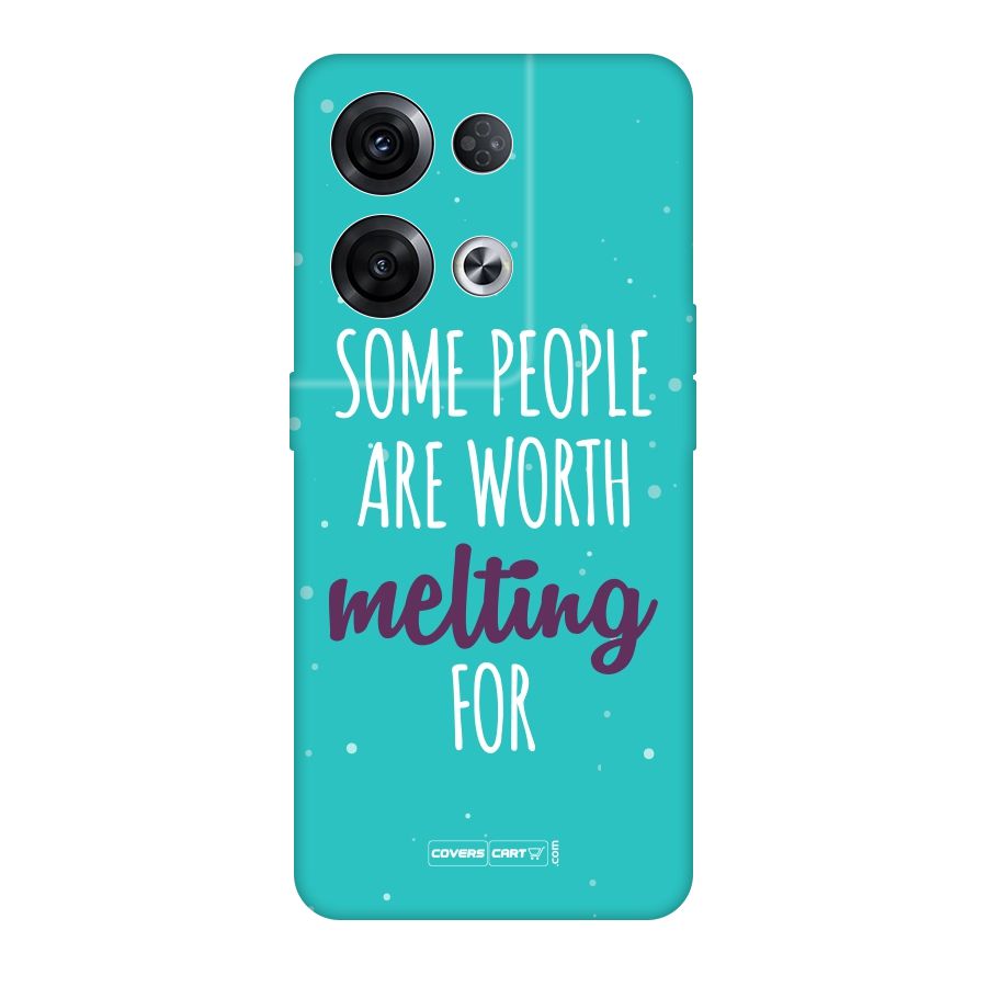 Some People Are Worth Melting For Original Polycarbonate Back Case for Oppo Reno8 Pro 5G