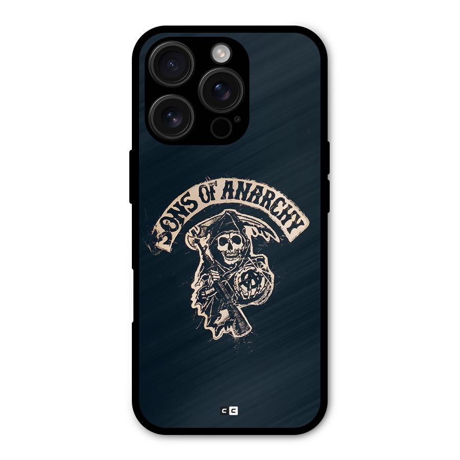 Sons Of Anarchy Metal Back Case for iPhone 16 Pro
