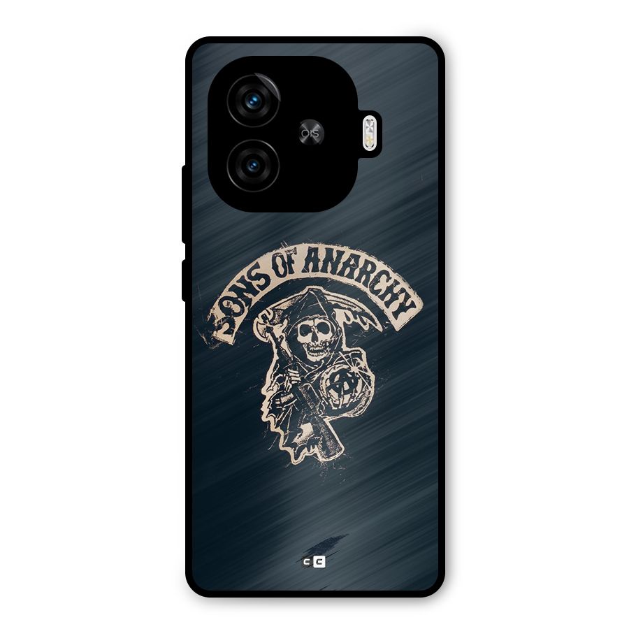 Sons Of Anarchy Metal Back Case for iQOO Z9 Turbo
