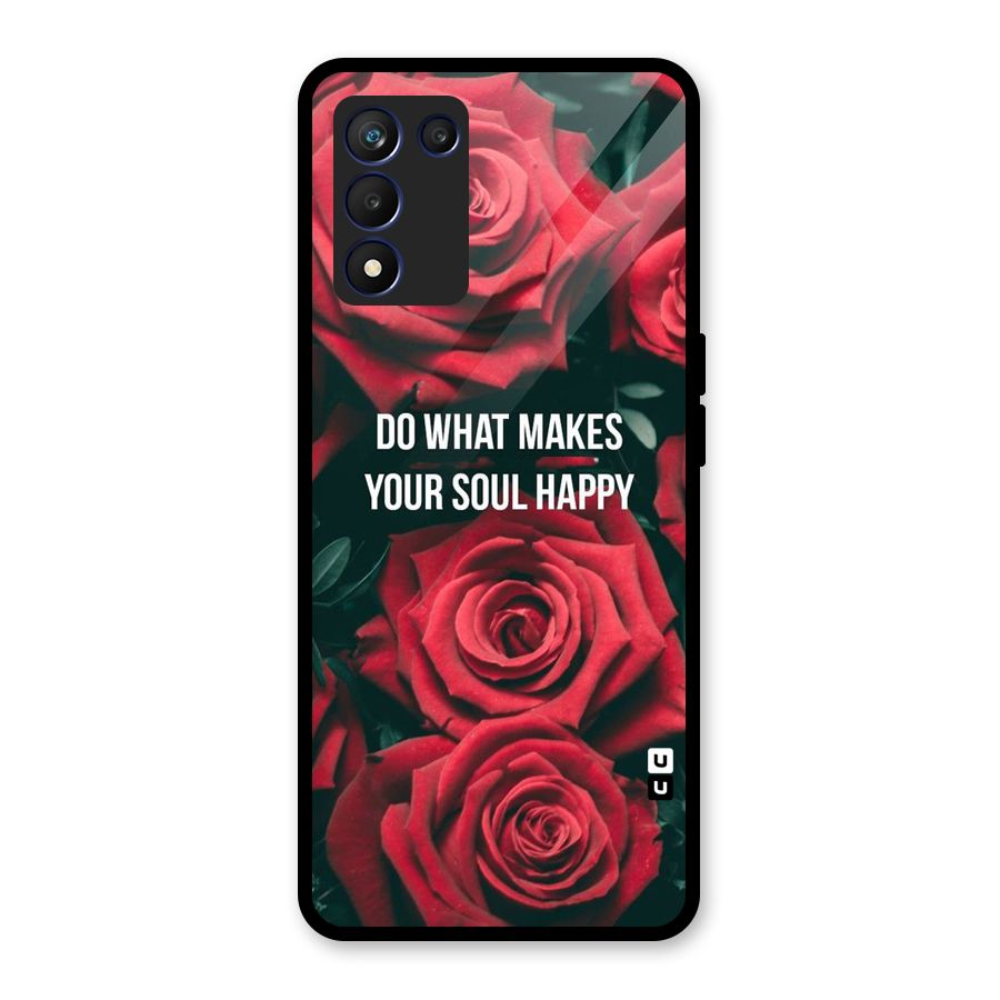 Soul Happy Glass Back Case for Realme 9 5G Speed
