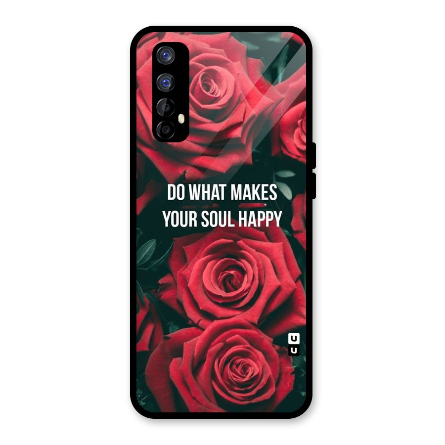 Soul Happy Glass Back Case for Realme Narzo 20 Pro