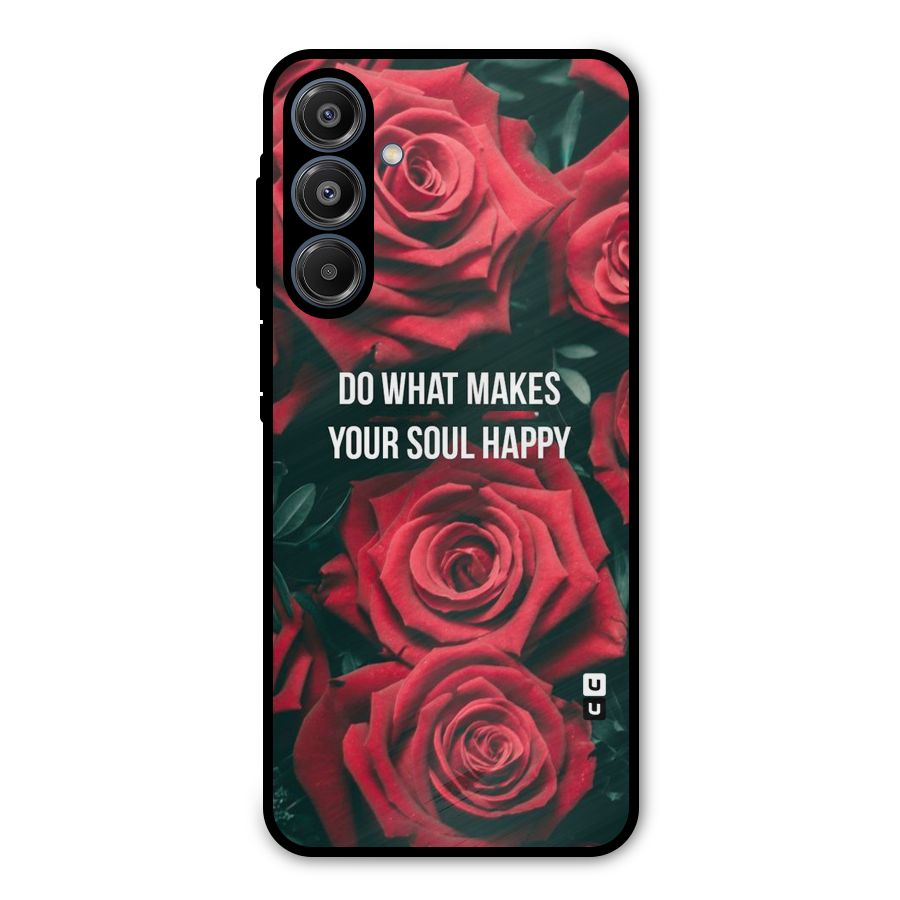Soul Happy Metal Back Case for Galaxy A16 5G