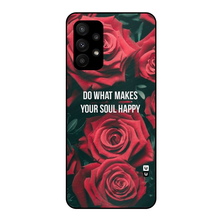 Soul Happy Metal Back Case for Galaxy A23