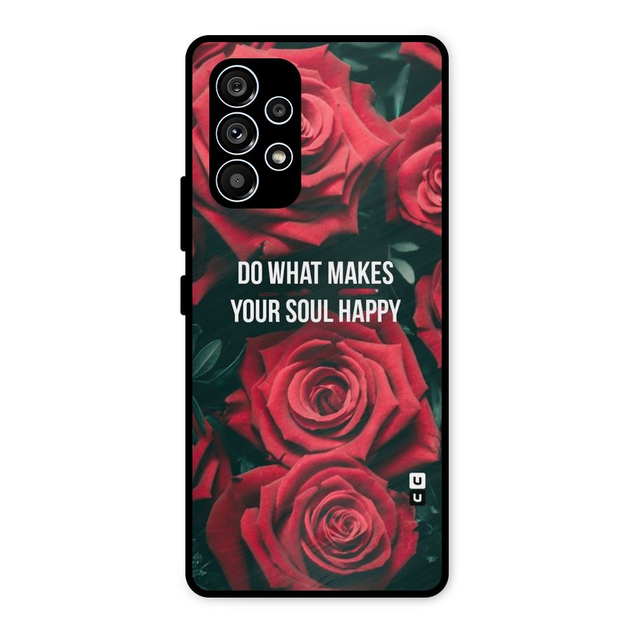 Soul Happy Metal Back Case for Galaxy A53 5G