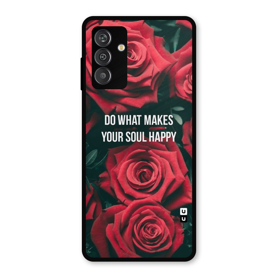 Soul Happy Metal Back Case for Galaxy F13