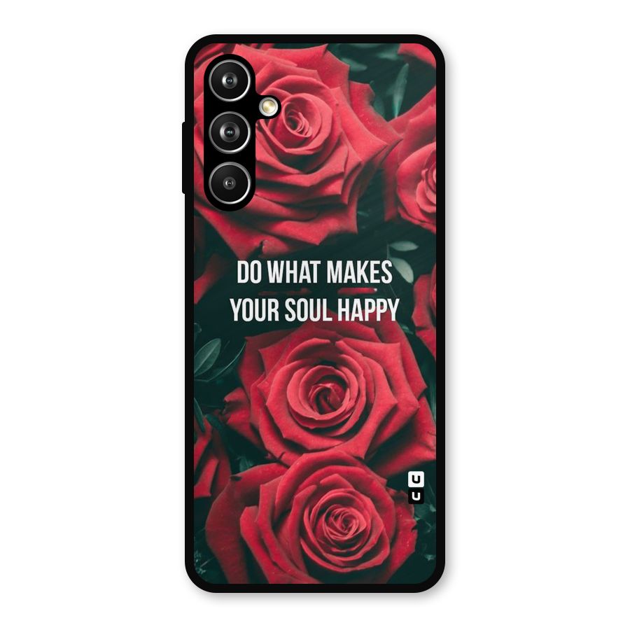 Soul Happy Metal Back Case for Galaxy F54