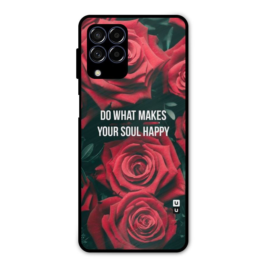 Soul Happy Metal Back Case for Galaxy M53 5G