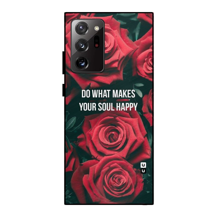 Soul Happy Metal Back Case for Galaxy Note 20 Ultra