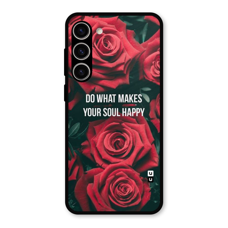 Soul Happy Metal Back Case for Galaxy S23 Plus
