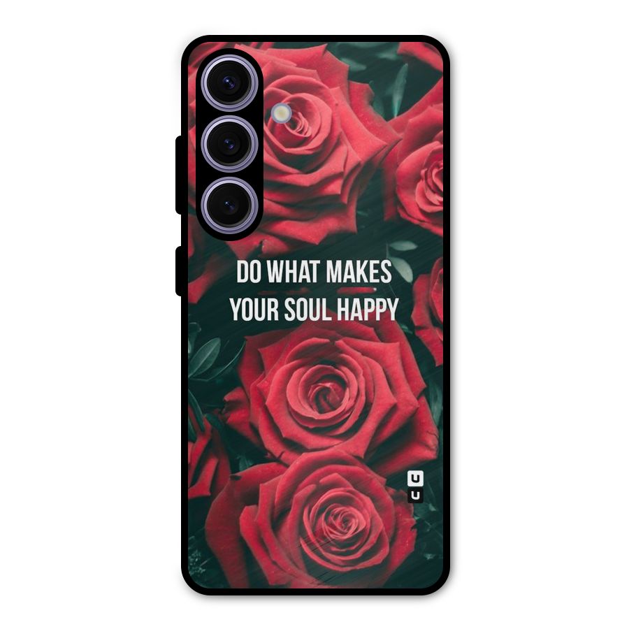 Soul Happy Metal Back Case for Galaxy S24