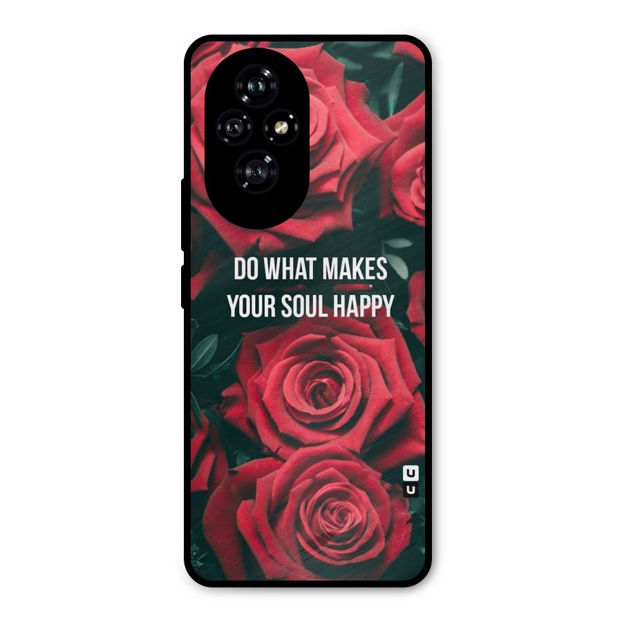 Soul Happy Metal Back Case for Honor 200