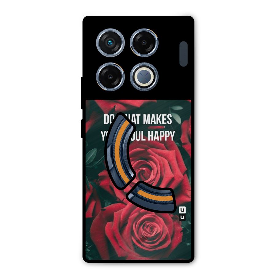 Soul Happy Metal Back Case for Infinix GT 20 Pro