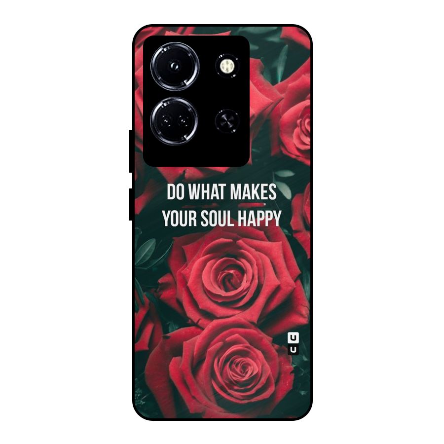 Soul Happy Metal Back Case for Infinix Note 30 5G