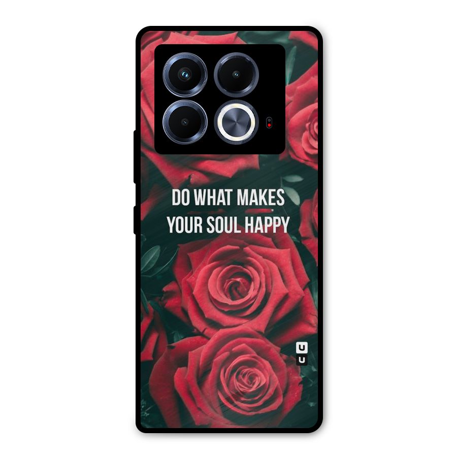 Soul Happy Metal Back Case for Infinix Note 40 5G