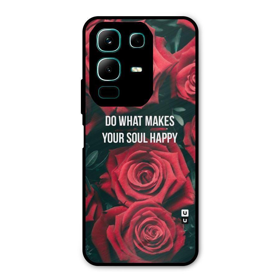 Soul Happy Metal Back Case for Infinix Note 50x
