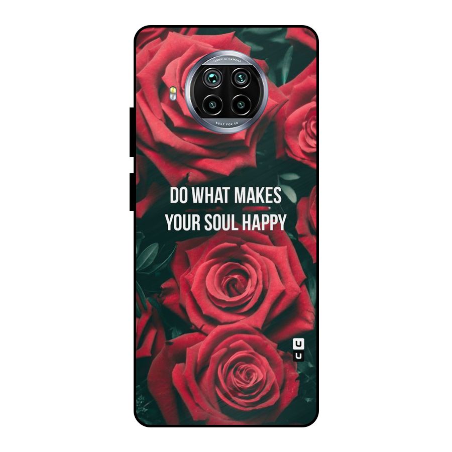 Soul Happy Metal Back Case for Mi 10i