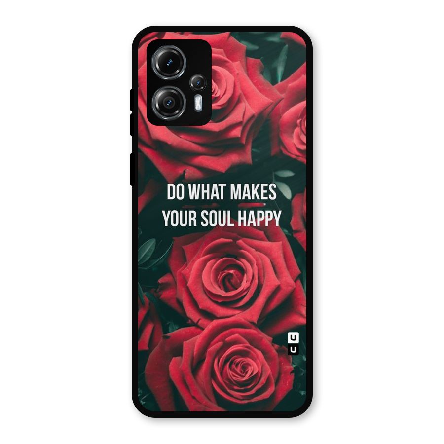 Soul Happy Metal Back Case for Moto G13