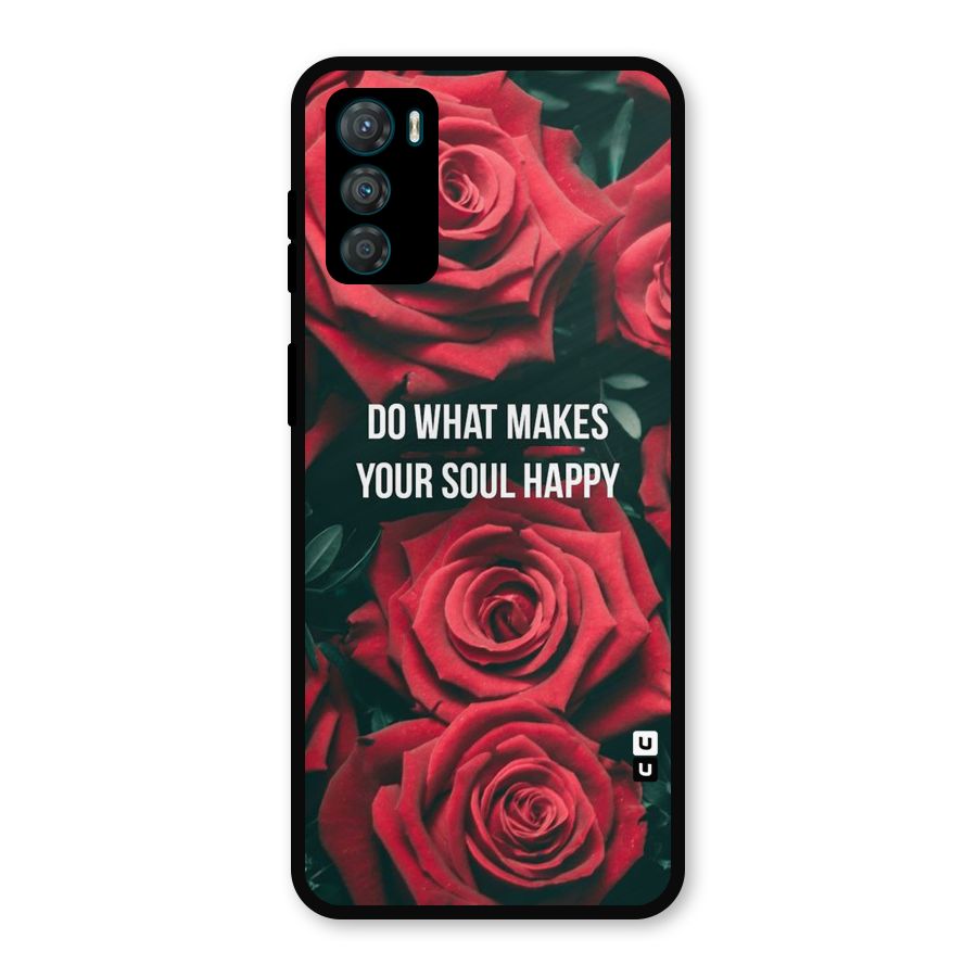 Soul Happy Metal Back Case for Moto G42