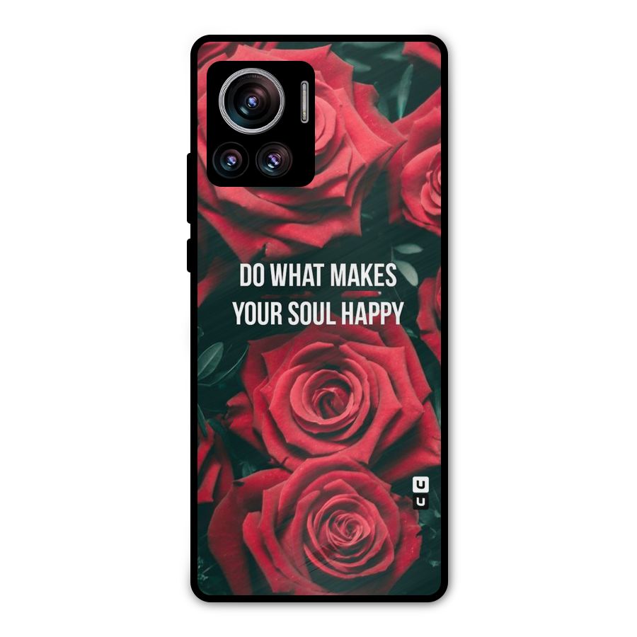 Soul Happy Metal Back Case for Motorola Edge 30 Ultra