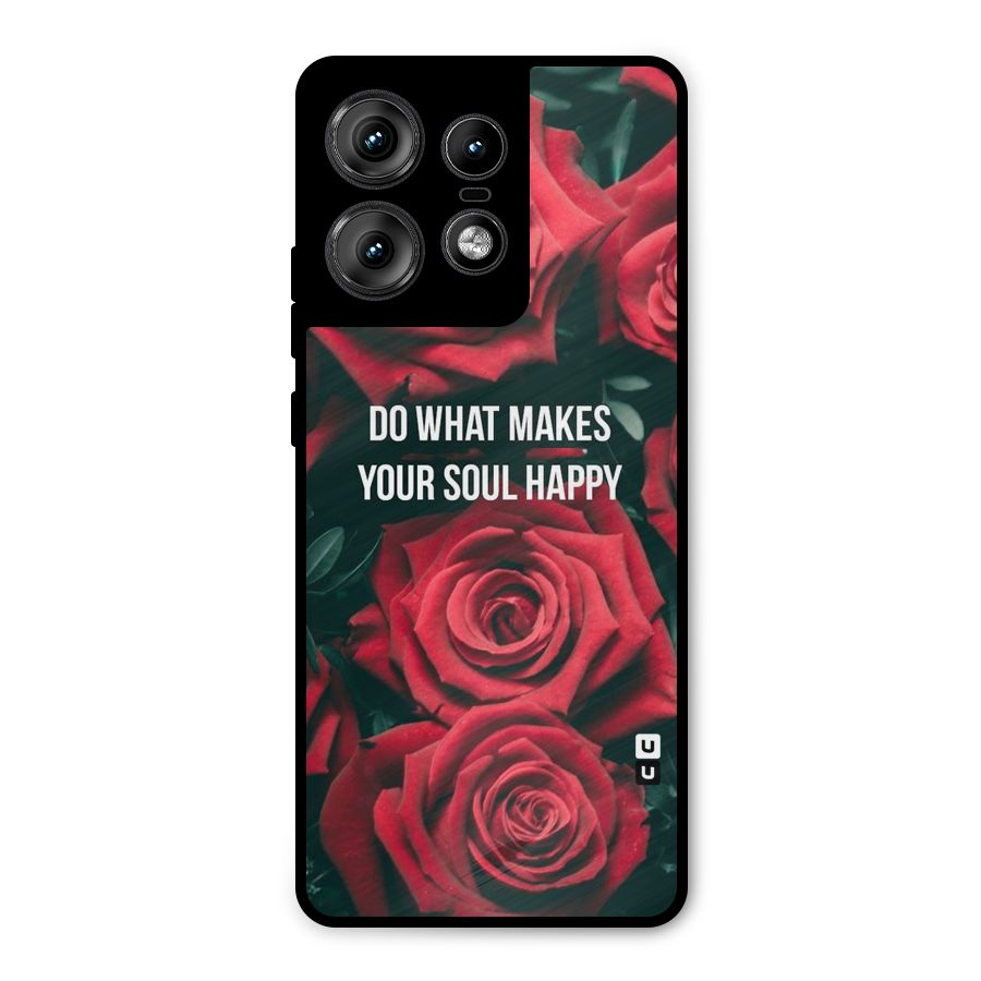 Soul Happy Metal Back Case for Motorola Edge 50 Pro