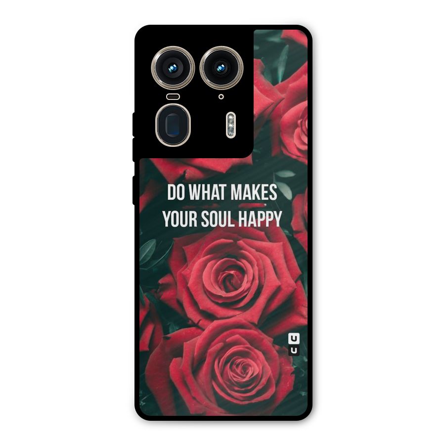 Soul Happy Metal Back Case for Motorola Edge 50 Ultra