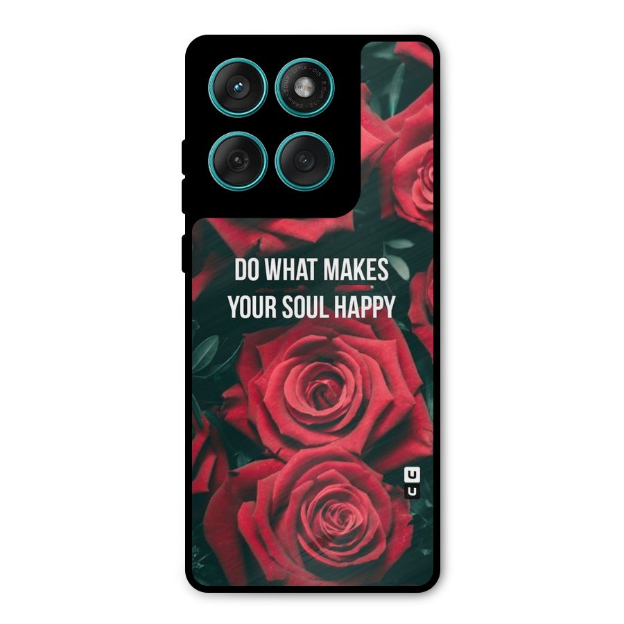 Soul Happy Metal Back Case for Motorola Edge 60 Fusion