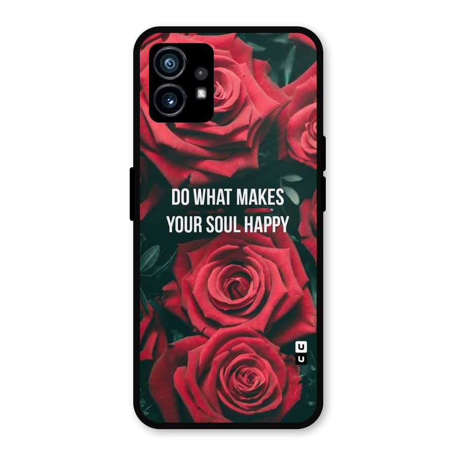 Soul Happy Metal Back Case for Nothing Phone 1