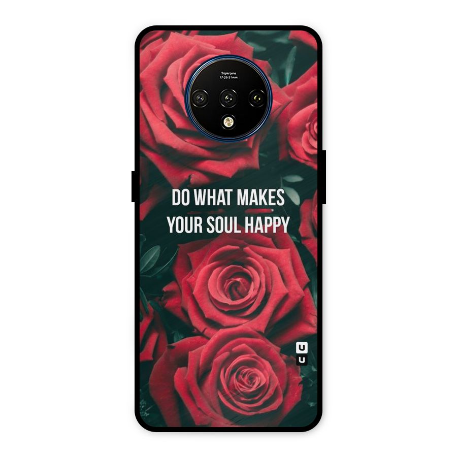 Soul Happy Metal Back Case for OnePlus 7T