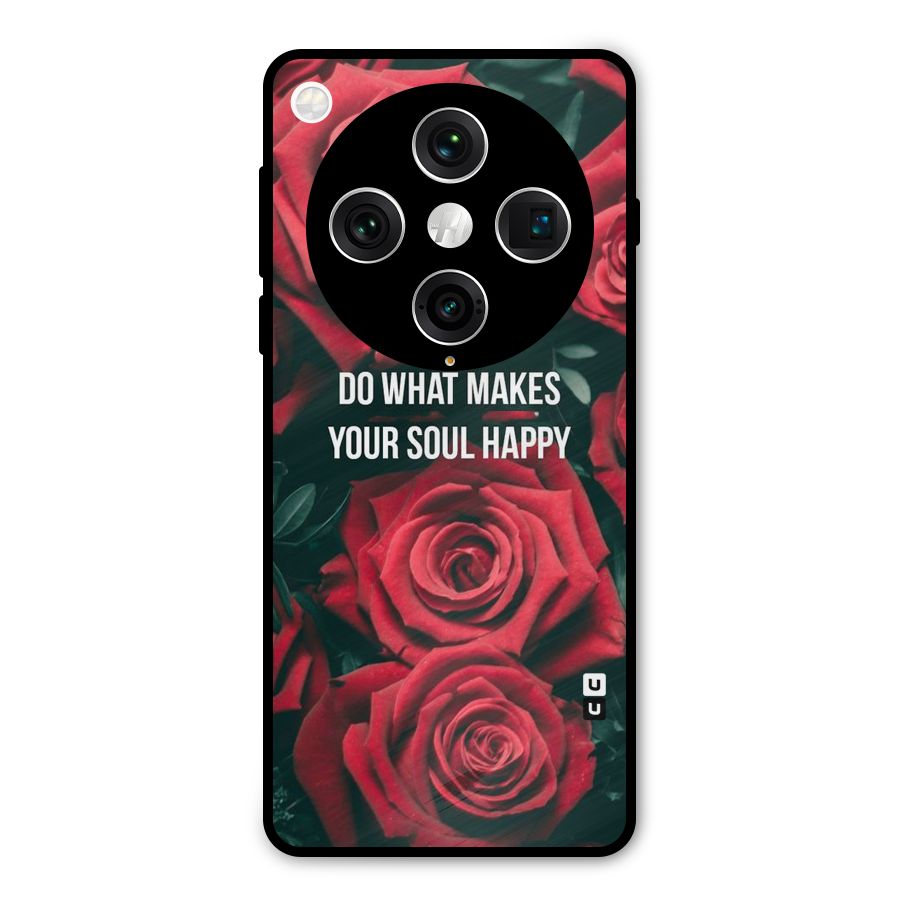 Soul Happy Metal Back Case for Oppo Find X8 Pro