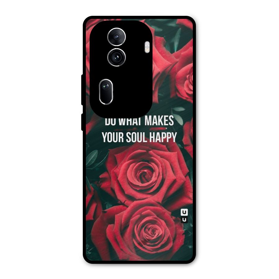 Soul Happy Metal Back Case for Oppo Reno11 Pro 5G