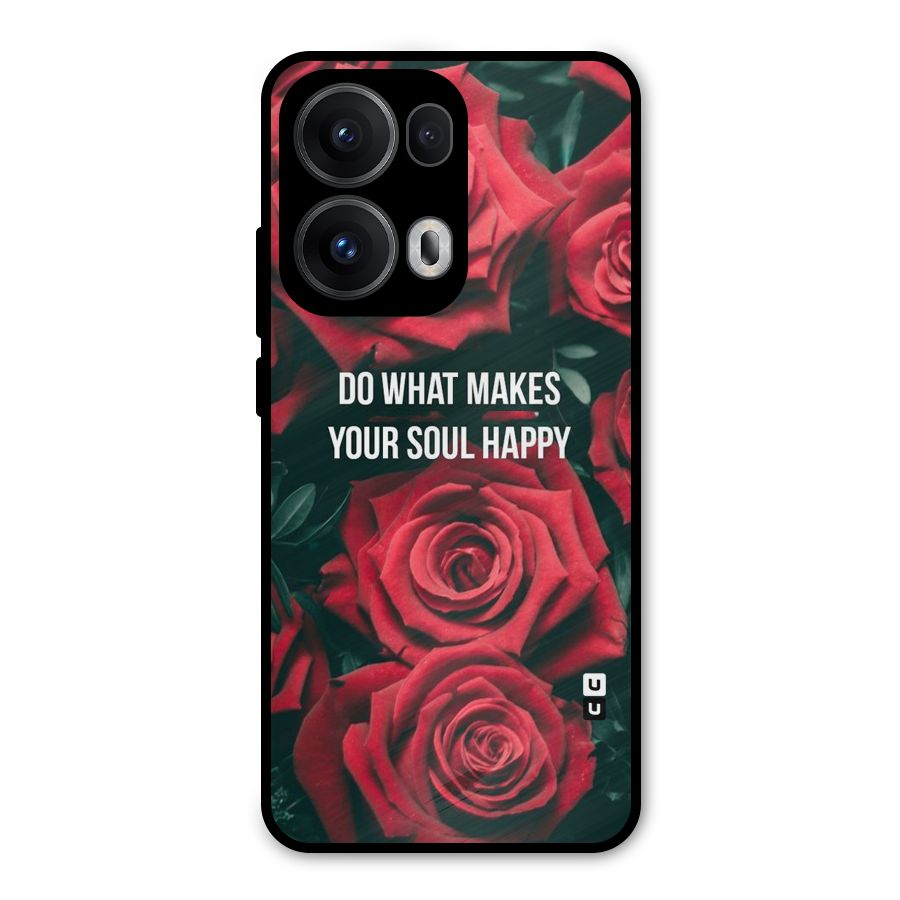 Soul Happy Metal Back Case for Oppo Reno13 Pro