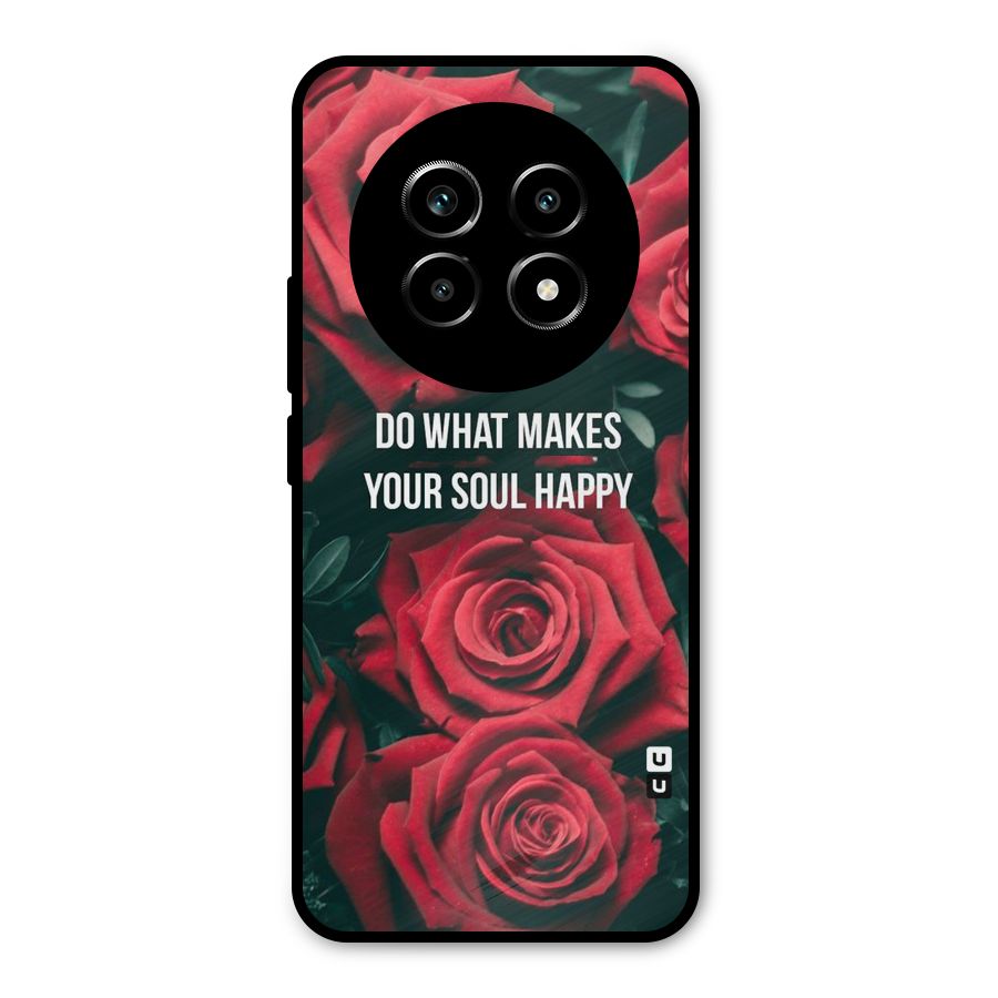 Soul Happy Metal Back Case for Realme 13 Pro