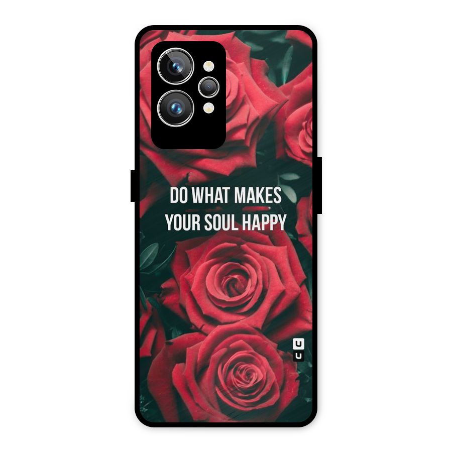 Soul Happy Metal Back Case for Realme GT2 Pro