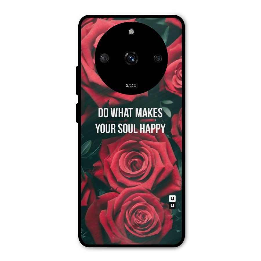 Soul Happy Metal Back Case for Realme Narzo 60 5G