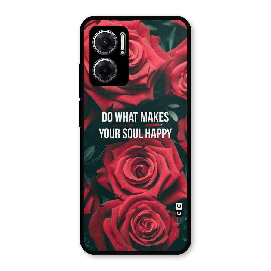Soul Happy Metal Back Case for Redmi 11 Prime 5G