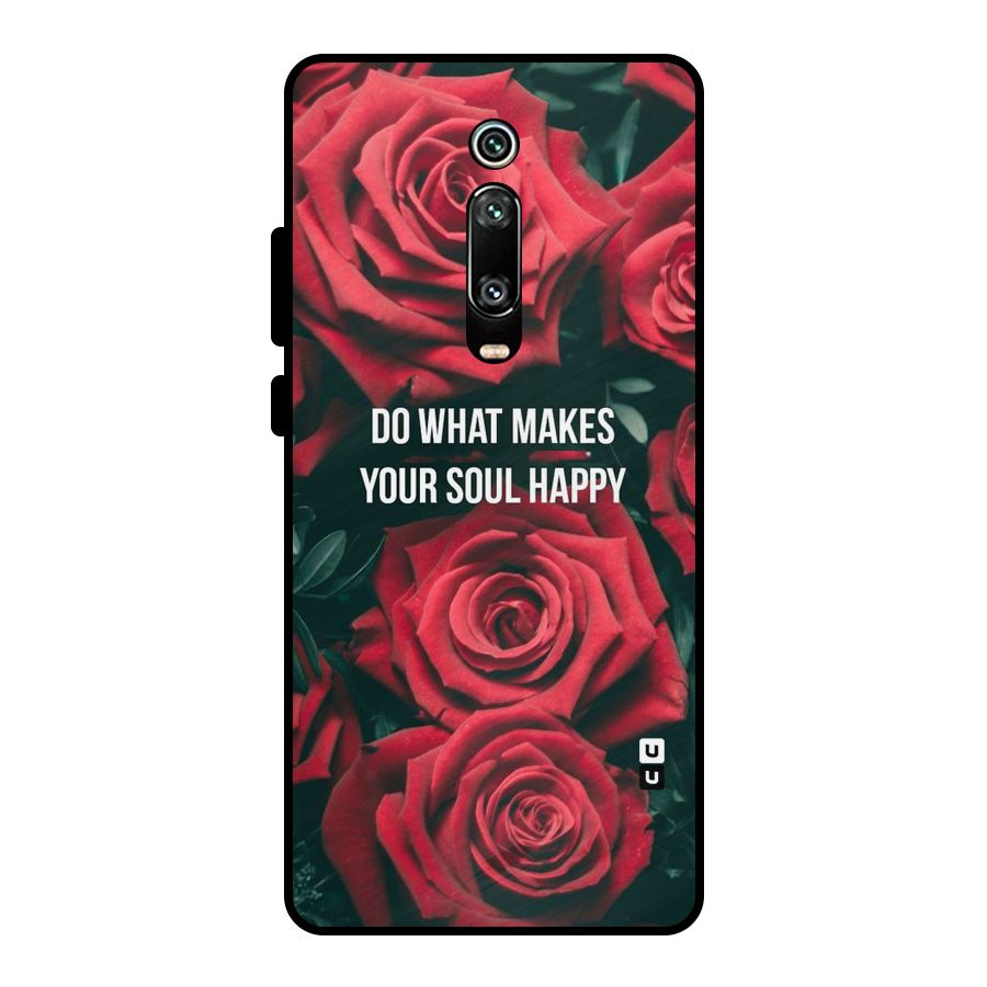 Soul Happy Metal Back Case for Redmi K20