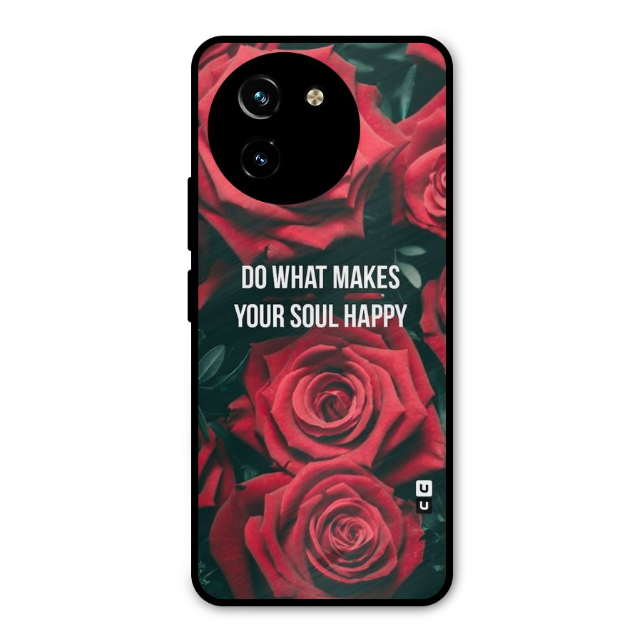 Soul Happy Metal Back Case for Vivo T3x