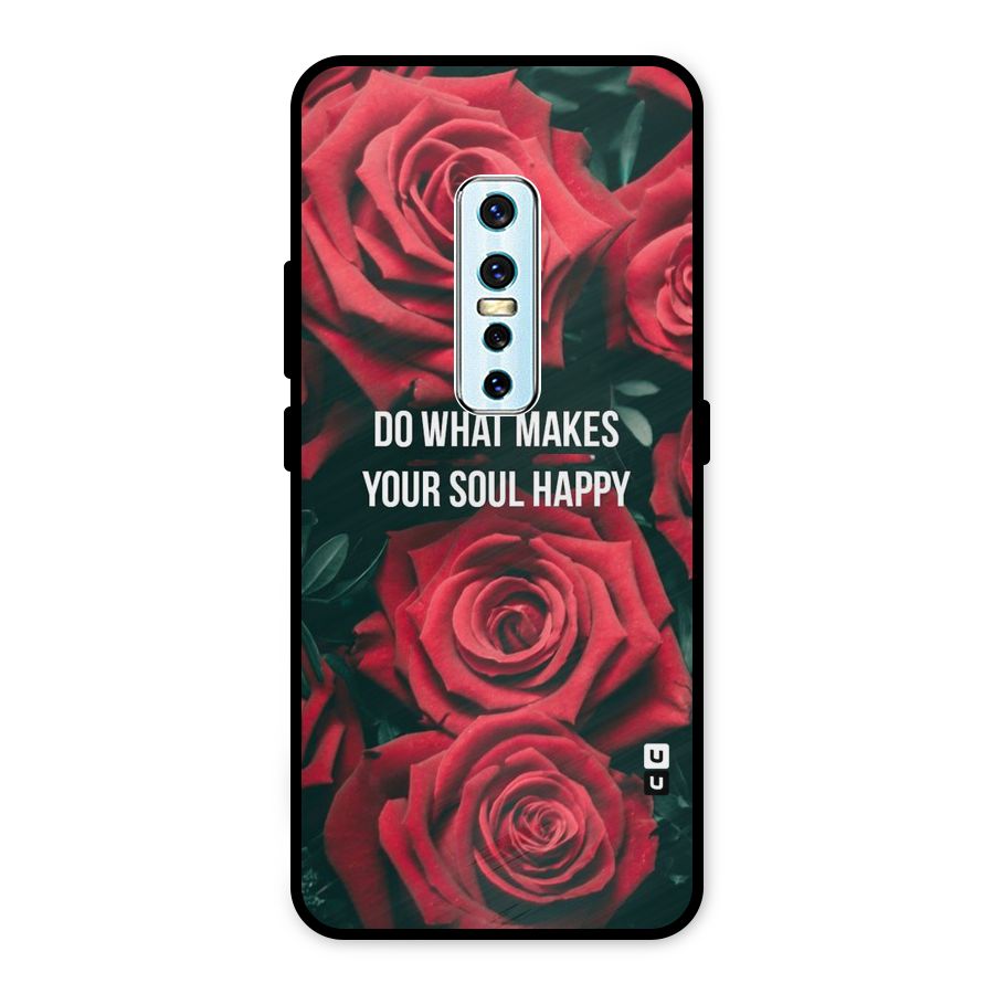 Soul Happy Metal Back Case for Vivo V17 Pro