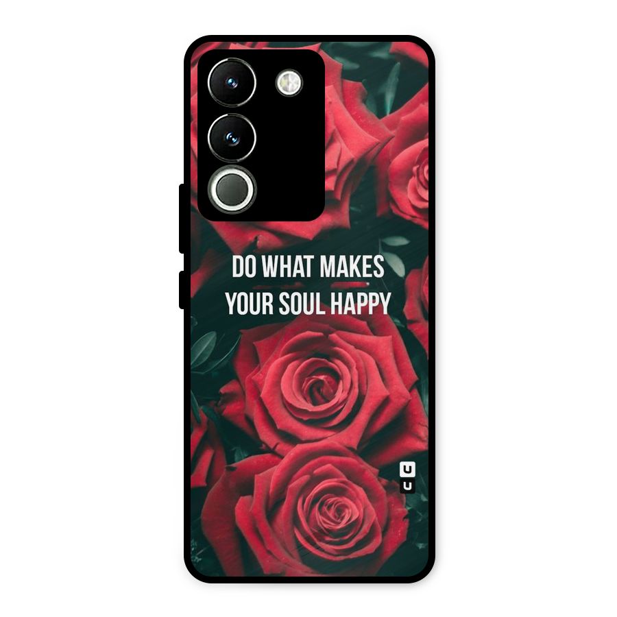 Soul Happy Metal Back Case for Vivo Y200