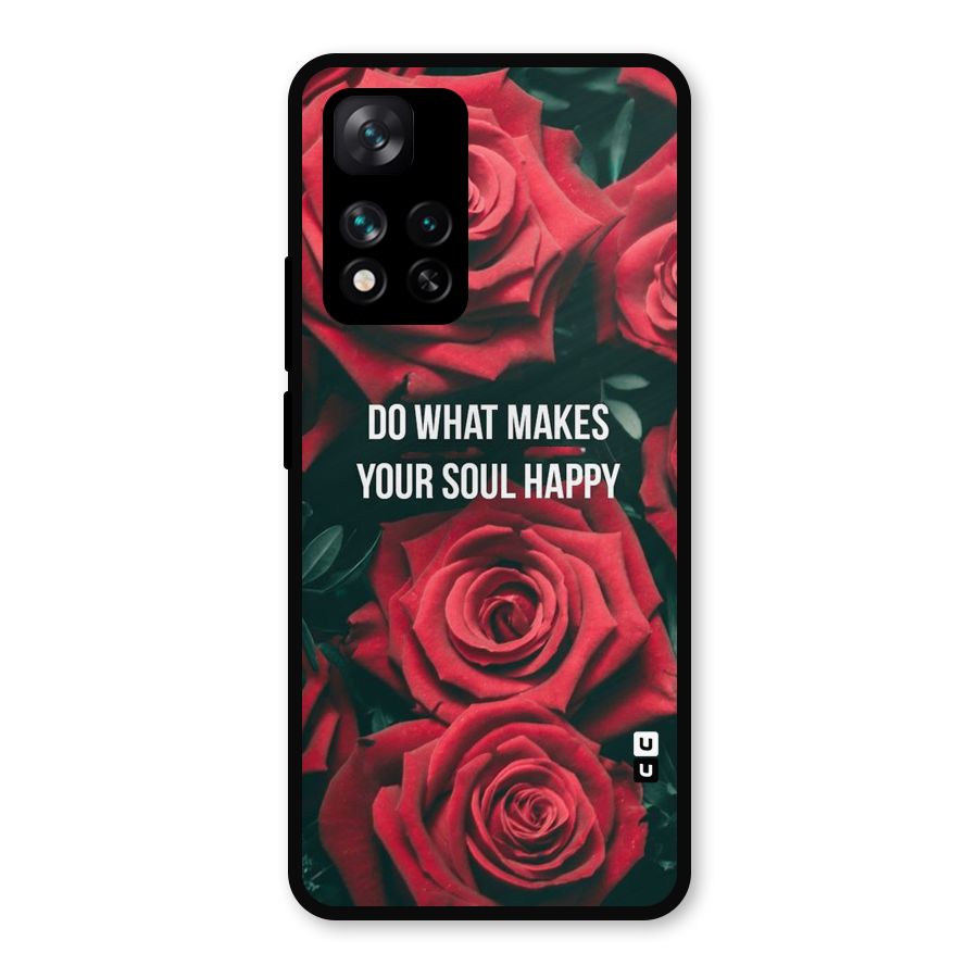 Soul Happy Metal Back Case for Xiaomi 11i 5G