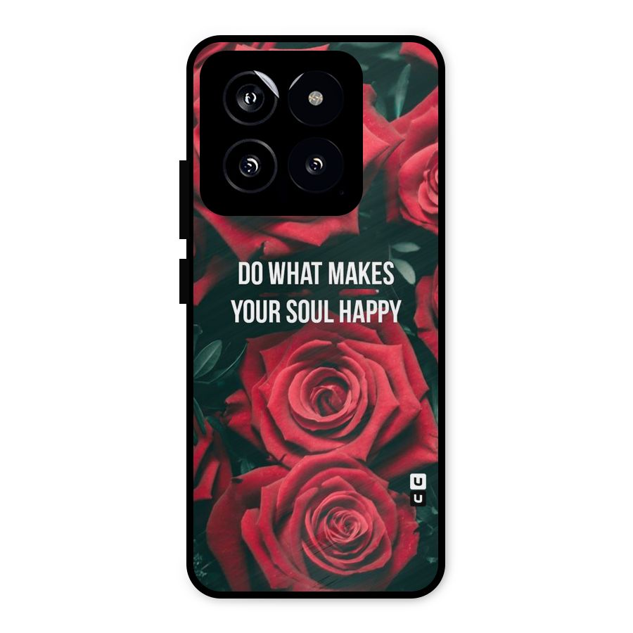 Soul Happy Metal Back Case for Xiaomi 14