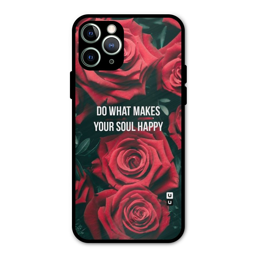 Soul Happy Metal Back Case for iPhone 11 Pro Max