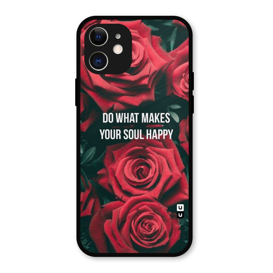 Soul Happy Metal Back Case for iPhone 12