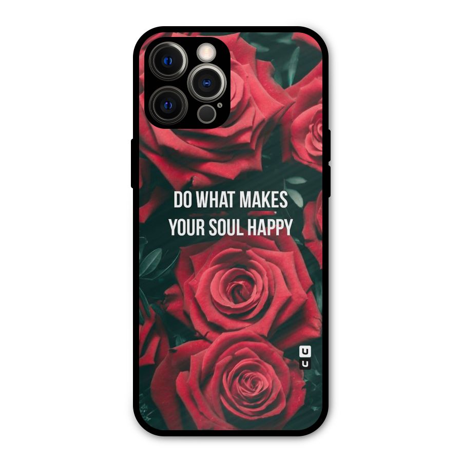 Soul Happy Metal Back Case for iPhone 12 Pro Max