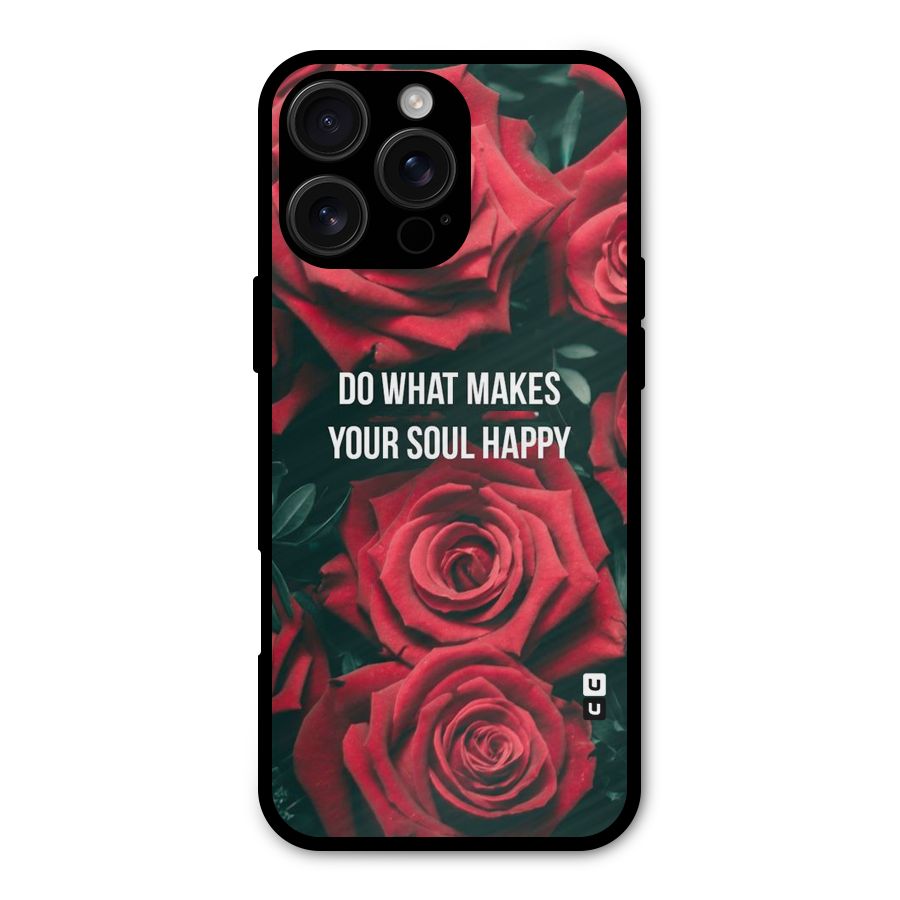 Soul Happy Metal Back Case for iPhone 16 Pro Max