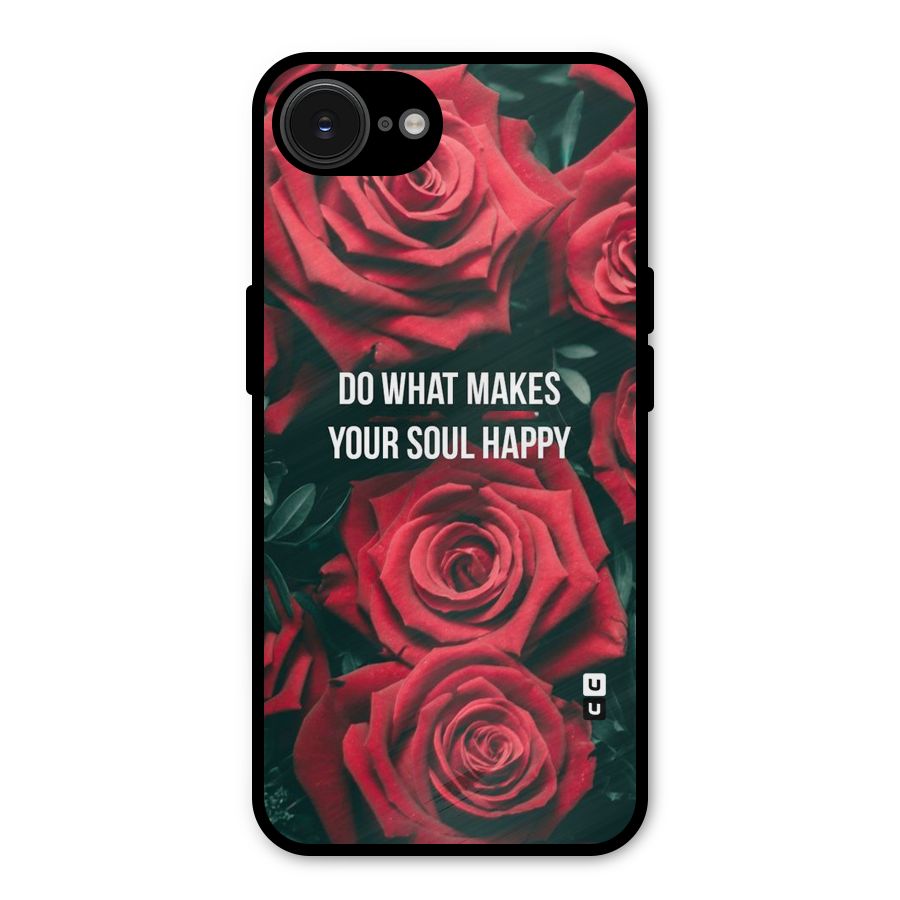 Soul Happy Metal Back Case for iPhone 16e